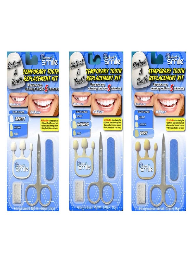 Instant Smile Select A Tooth Temporary Tooth Replacement Kit- Bright - Image 1